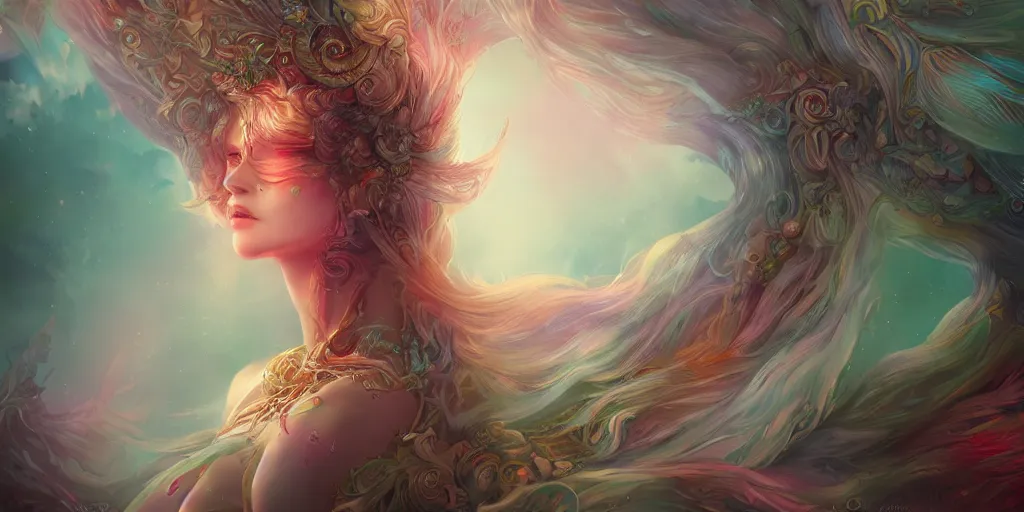 Image similar to dreamscape, female, ross tran, vivid colors, anatomical, highly detailed sculpture, intricate detailed, ommatidia, 8 k, cinematic atmosphere, post - processing