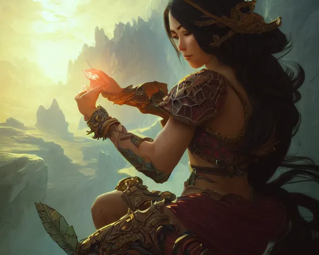 Image similar to photography of jason a. engle, deep focus, d & d, fantasy, intricate, elegant, highly detailed, digital painting, artstation, concept art, matte, sharp focus, illustration, hearthstone, art by artgerm and greg rutkowski and alphonse mucha