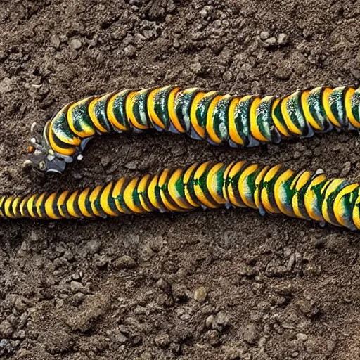 Prompt: caterpillar made from 1 0 different human heads, national geographic photo,