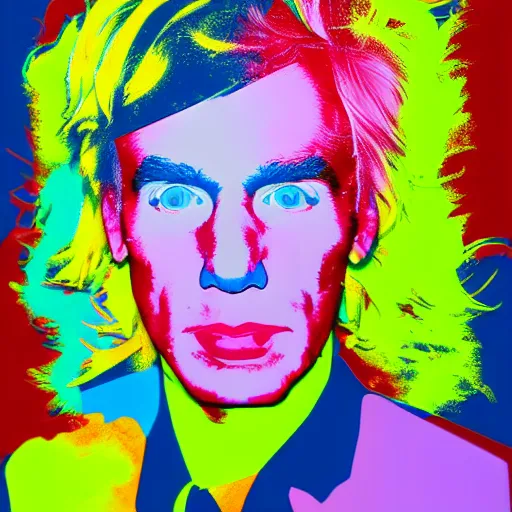 Prompt: an extremely psychedelic portrait of andy warhol as kenye west, surreal, lsd, face, detailed, intricate, elegant, lithe, highly detailed, digital painting, artstation, concept art, smooth, sharp focus, illustration,