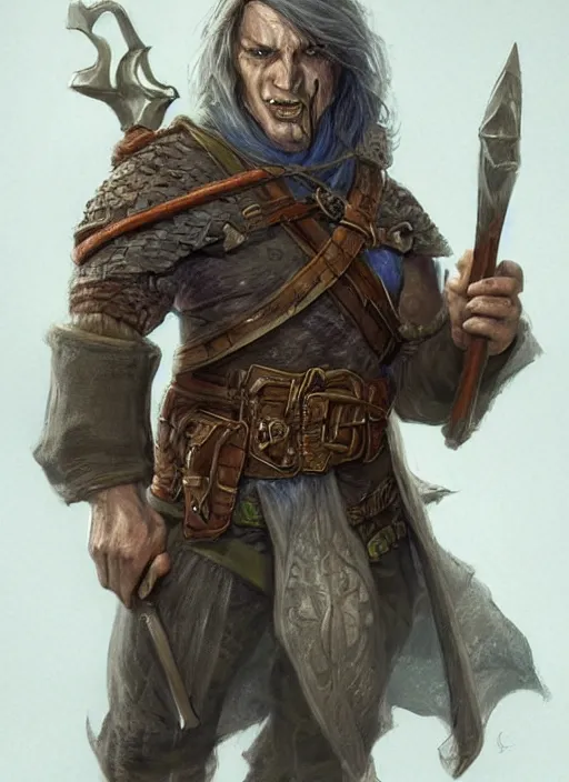 Image similar to robber, ultra detailed fantasy, dndbeyond, bright, colourful, realistic, dnd character portrait, full body, pathfinder, pinterest, art by ralph horsley, dnd, rpg, lotr game design fanart by concept art, behance hd, artstation, deviantart, hdr render in unreal engine 5