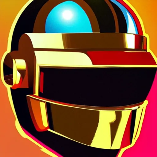 Image similar to daft punk concert in 1 bit art style