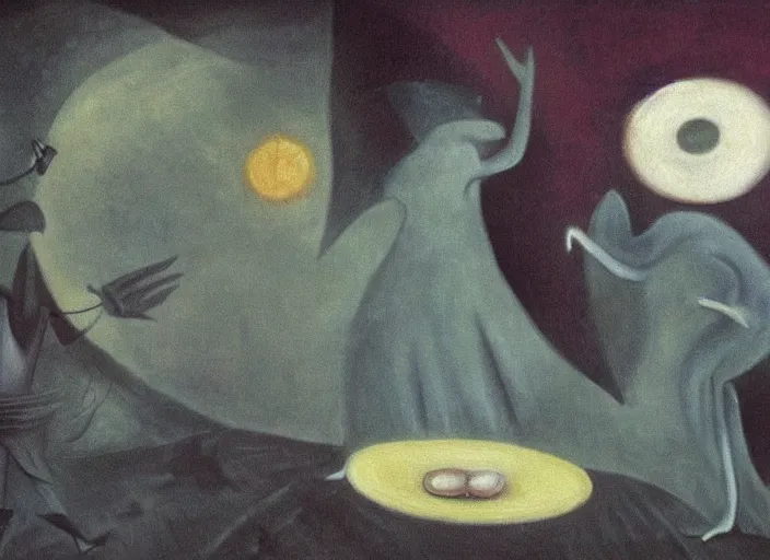 Image similar to ! dream an animation still painted by leonora carrington, technicolor 4 k