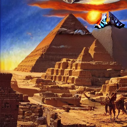 Prompt: epic masterpiece excruciating death of Egyptian sun god Ken Kelly, photorealistic, cinematic, fantastic reality, detailed, intricate dramatic lighting, establishing shot, 8k resolution – W 1024