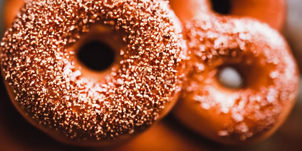 Image similar to Macro shot of a Krispy Kreme Donut