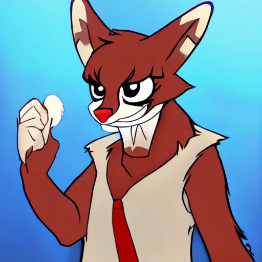 Image similar to discord clyde as a furry