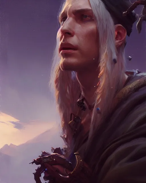 Prompt: epic portrait cinematic shot of a dnd sorcerer, fine details. night setting. realistic shaded lighting poster by craig mullism, artgerm, jeremy lipkin and michael garmash, unreal engine, radiant light, detailed and intricate environment, digital art, trending on art station,