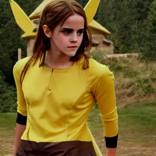 Image similar to photo of emma watson as pikachu