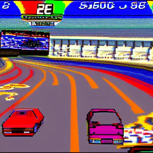 Image similar to screenshots of daytona usa 1 9 9 5