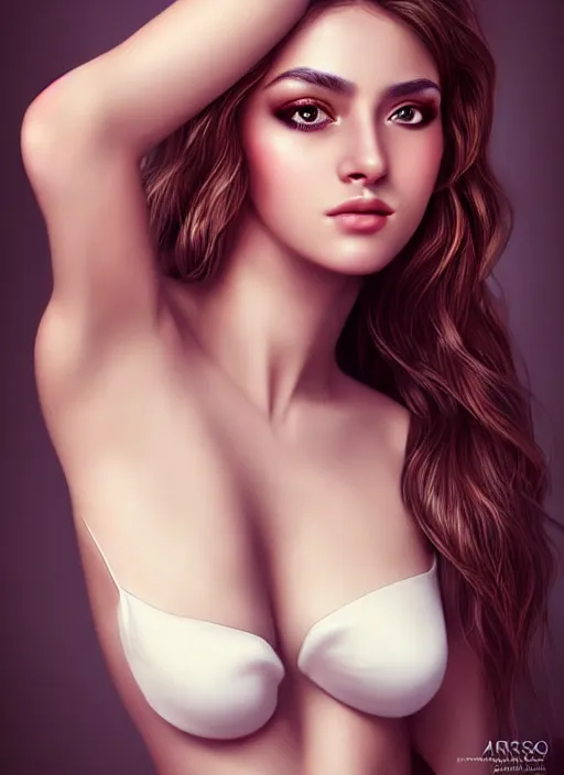 Image similar to a gorgeous greek female photo, professionally retouched, soft lighting, realistic, smooth face, full body shot, torso, dress, perfect eyes, sharp focus on eyes, 8 k, high definition, insanely detailed, intricate, elegant, art by artgerm and jason chan