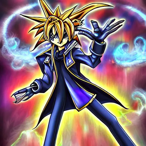 Image similar to yugioh digital art