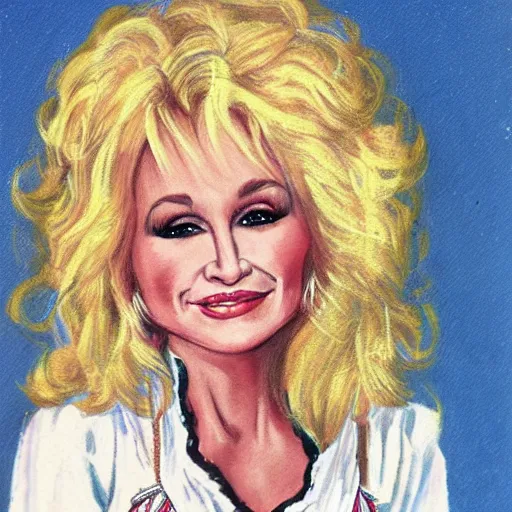 Image similar to young Dolly Parton portrait