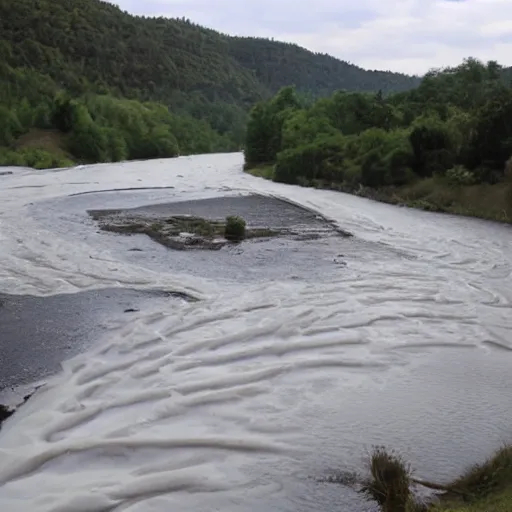 Image similar to river made of milk