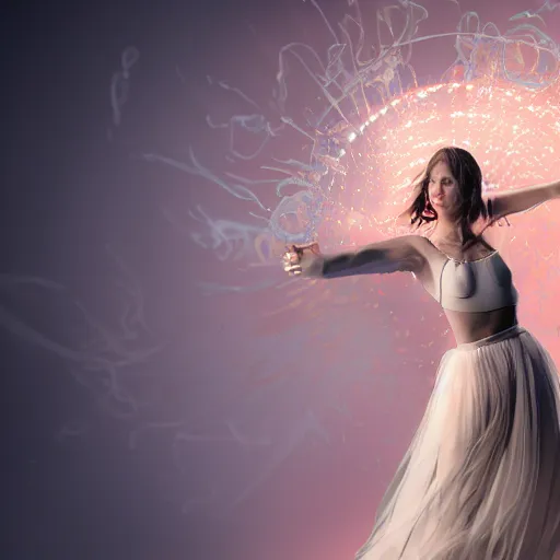 Prompt: beautiful woman is dancing into circle of fire, high resolution, 8k resolution, highly detailed, attention to details, realism, photo-realism, photo by Anton Corbjin, leica 35mm