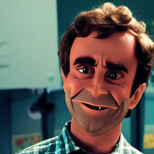 Image similar to ted bundy in a pixar movie