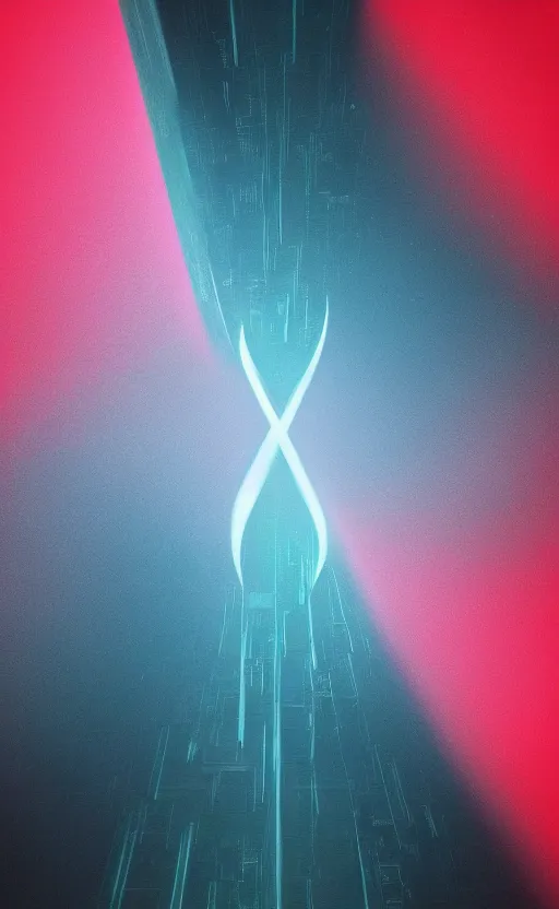 Prompt: a love affair with doubt, dark retrowave, glitch art, interstellar, beautifully lit, by Tomma Abts, artstation, unreal engine