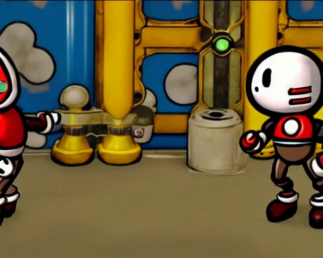 Prompt: bomberman in bioshock