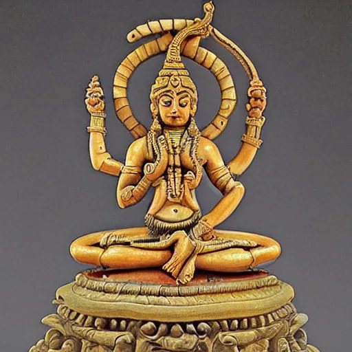 Prompt: a realistic nataraja statue by Shinji Aramaki, hyper detailed