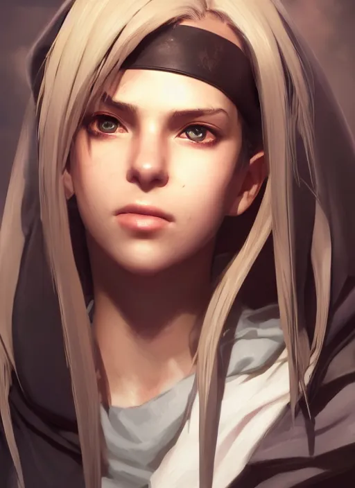 Image similar to celes chere portrait headshot, sharp, rendered in unreal engine 5, anime key art by greg rutkowski, wlop, bloom, dramatic lighting