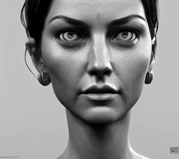 Image similar to award - winning intricate highly detailed photorealistic artwork featuring a hyper - realism digital portrait of the most beautiful woman in the world, zbrush, perfect eyes. by artstation, deviant art.