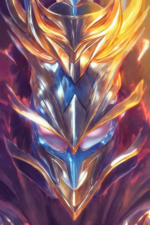 Image similar to 3 d 2 0 2 2 knights of the zodiac saint seiya battle for sanctuary hero suit armor comics mask minimalist, behance hd by jesper ejsing, by rhads, makoto shinkai and lois van baarle, ilya kuvshinov, rossdraws global illumination