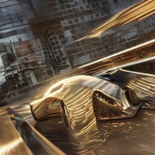 Prompt: car race: center composition, cars portraits, low camera angle, motherboard forms designed by zaha hadid, sci-fi futuristic ultra realistic photography, shot by Andrei Tarkovsky, keyshot render, octane render, unreal engine 5 lumen, high oiled liquid glossy specularity reflections, ultra detailed, golden hour, dramatic lighting 4k, 8k, 16k in the style ofblade runner 2049 Cyberpunk 2077 ghost in the shell thor 2 marvel film : tilt shift: sharp focus