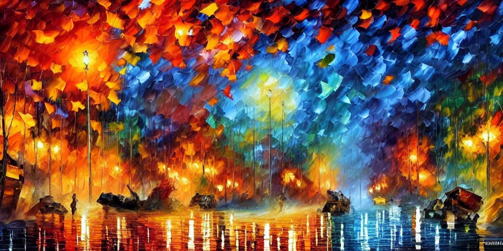 Prompt: ultimate communist victory, inspiring, fantasy art, art by leonid afremov