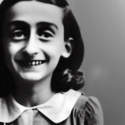 Prompt: anne frank onlyfans