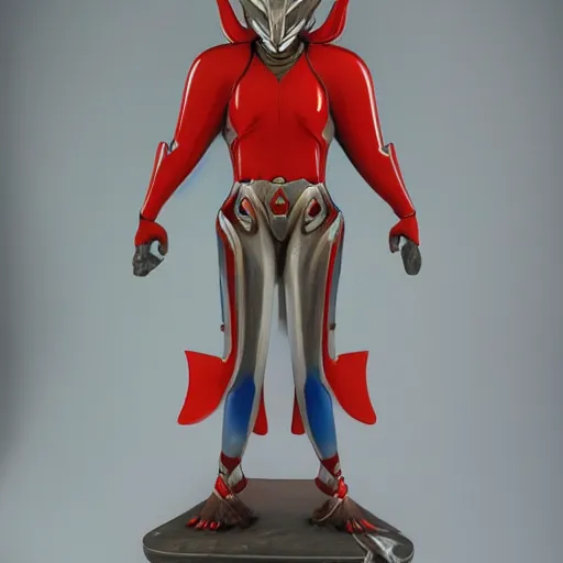 Image similar to new ultraman design called bodhisatva, hyperrealistic