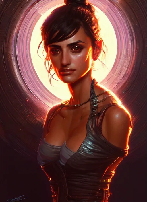 Prompt: portrait of apex legends penelope cruz, intricate, elegant, glowing lights, highly detailed, digital painting, artstation, glamor pose, concept art, smooth, sharp focus, illustration, art by artgerm and greg rutkowski, artey freytag