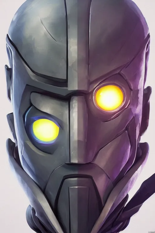 Image similar to epic mask helmet robot ninja portrait stylized as fornite style game design fanart by concept artist gervasio canda, behance hd by jesper ejsing, by rhads, makoto shinkai and lois van baarle, ilya kuvshinov, rossdraws global illumination radiating a glowing aura global illumination ray tracing hdr render in unreal engine 5