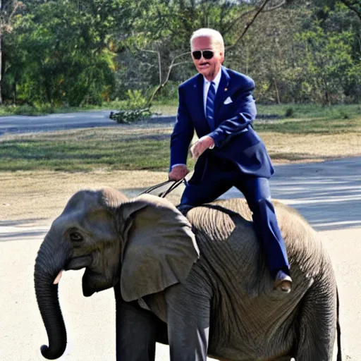 joe biden riding an elephant | Stable Diffusion | OpenArt