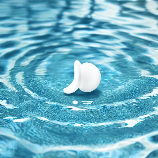 Image similar to An ear floating on the surface of a pool of liquid code