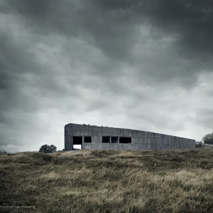 Image similar to a building in a landscape, trending on deviantart