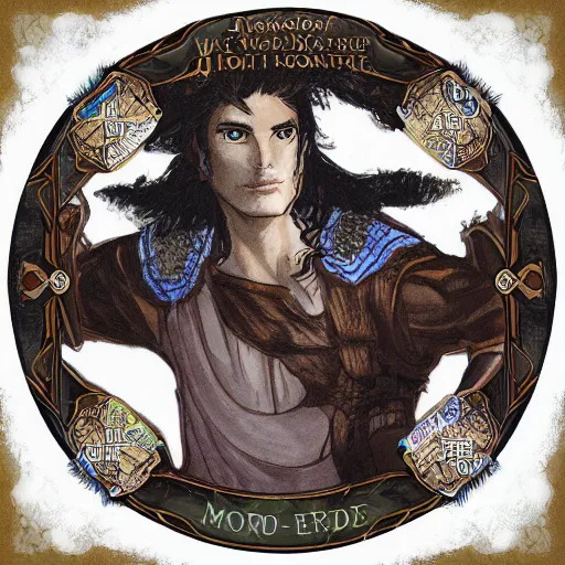 Image similar to moirane damodred from wheel of time