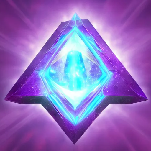 Prompt: purple powerful magic mana symbol, purple crystal, epic legends game icon, stylized digital illustration, radiating, a glowing aura, global illumination, ray tracing, hdr, unreal engine, octane render, trending on arstation, by ian pesty and katarzyna bek - chmiel