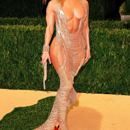 Image similar to full body photo of jennifer lopez in the shape of a corn