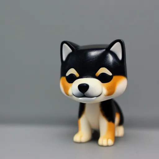 Image similar to shiba inu funko pop, high quality, high resolution