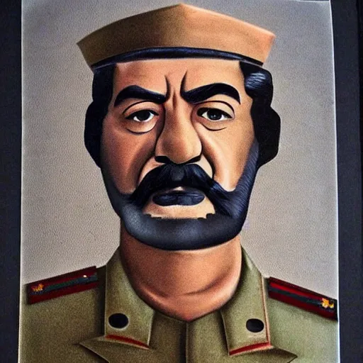 Prompt: civil war dageurrotype of saddam hussein, realistic,