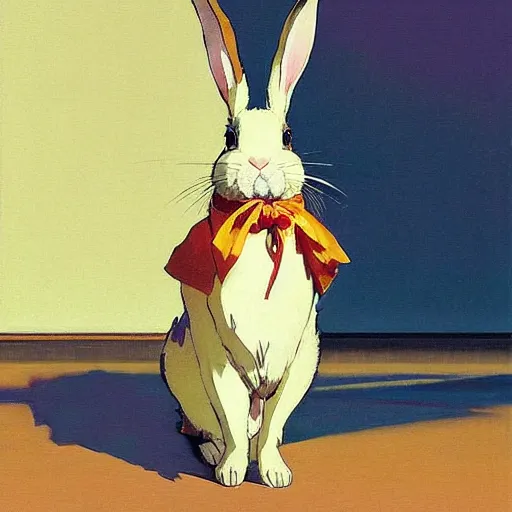 Prompt: a traditional JapaneseTorri, by studio ghibli painting, by Joaquin Sorolla rhads Leyendecker, An aesthetically pleasing, dynamic, energetic, lively, well-designed digital art of a bunny rabbit standing up, overlaid with aizome patterns, by Ohara Koson and Thomas Kinkade, traditional Japanese colors, superior quality, masterpiece
