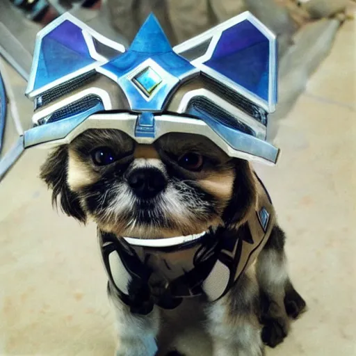 Image similar to shih tzu as a Protoss Commander in Starcraft Broodwar