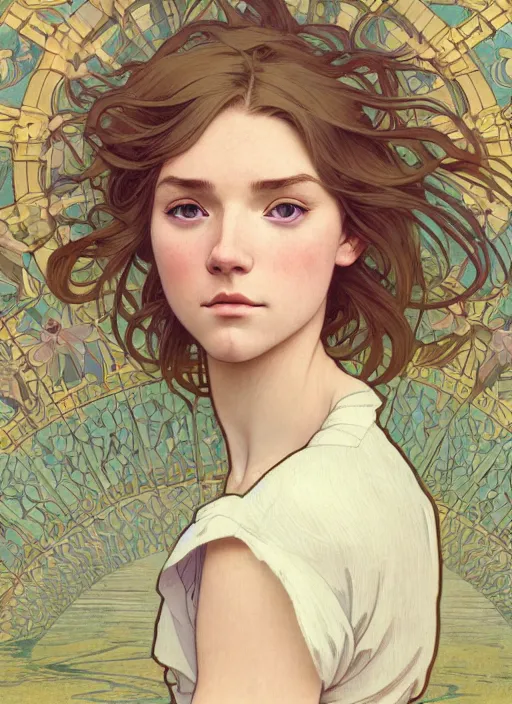 Prompt: pretty young man with shoulder length blond hair, half body shot, path traced, highly detailed, high quality, digital painting, by studio ghibli and alphonse mucha, leesha hannigan, hidari, disney, jules bastien - lepage, art nouveau, martine johanna, android jones, andreas rocha, conrad roset