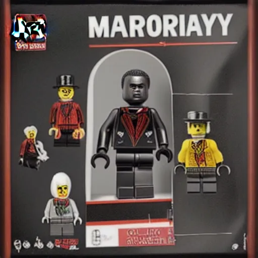 Image similar to marcus garvey, lego vinyl action figure, plastic, toy, butcher billy style