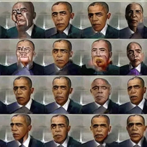 Image similar to thousands of Obama clones ready for war