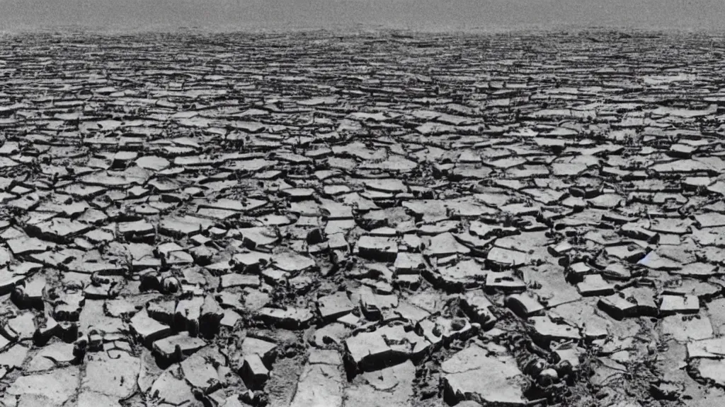 Prompt: 1 9 8 4 ethiopian famine and drought, 8 k, wide angle shot, cover of new york times