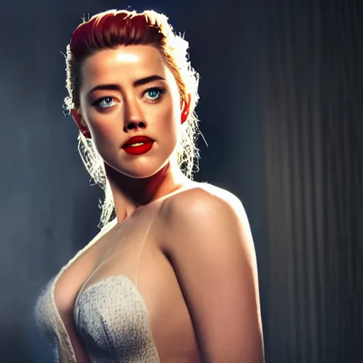 Image similar to amber heard as super mario, highly detailed, extremely high quality, hd, 4 k, 8 k, canon 3 0 0 mm, professional photographer, 4 0 mp, lifelike, top - rated, award winning, realistic, detailed lighting, detailed shadows, sharp, no blur, edited, corrected, trending