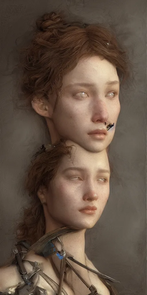 Image similar to Jennifer masterpiece by Edgar Maxence and Ross Tran and Michael Whelan, gustav dore, 8k, octane render