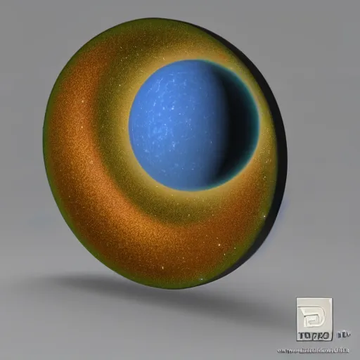 Image similar to 3 d model of the shape of the universe