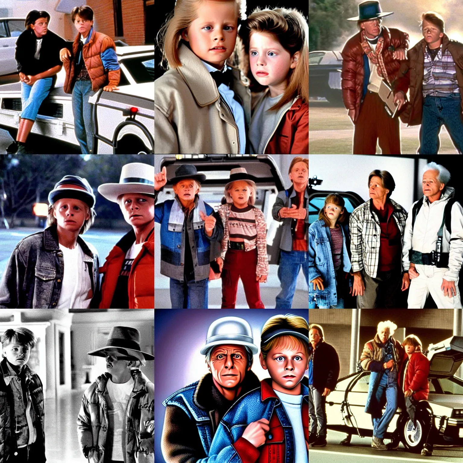 Prompt: a film still from back to the future ( 1 9 8 5 )