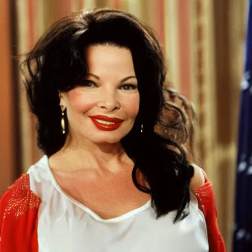 Prompt: fran drescher as president,